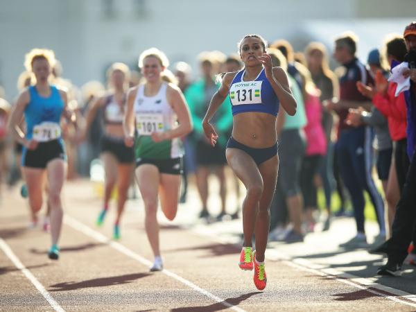 Sportswoman of the Month Nadia Power in action