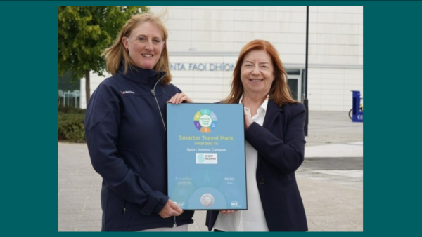 Sport Ireland CEO Dr Úna May and Anne Graham, Chief Executive Officer of the National Transport Authority