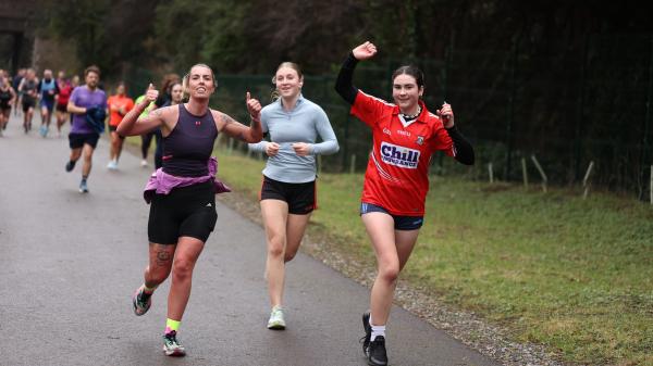 Women running