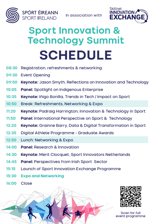 Sport Innovation & Technology Summit - Schedule 