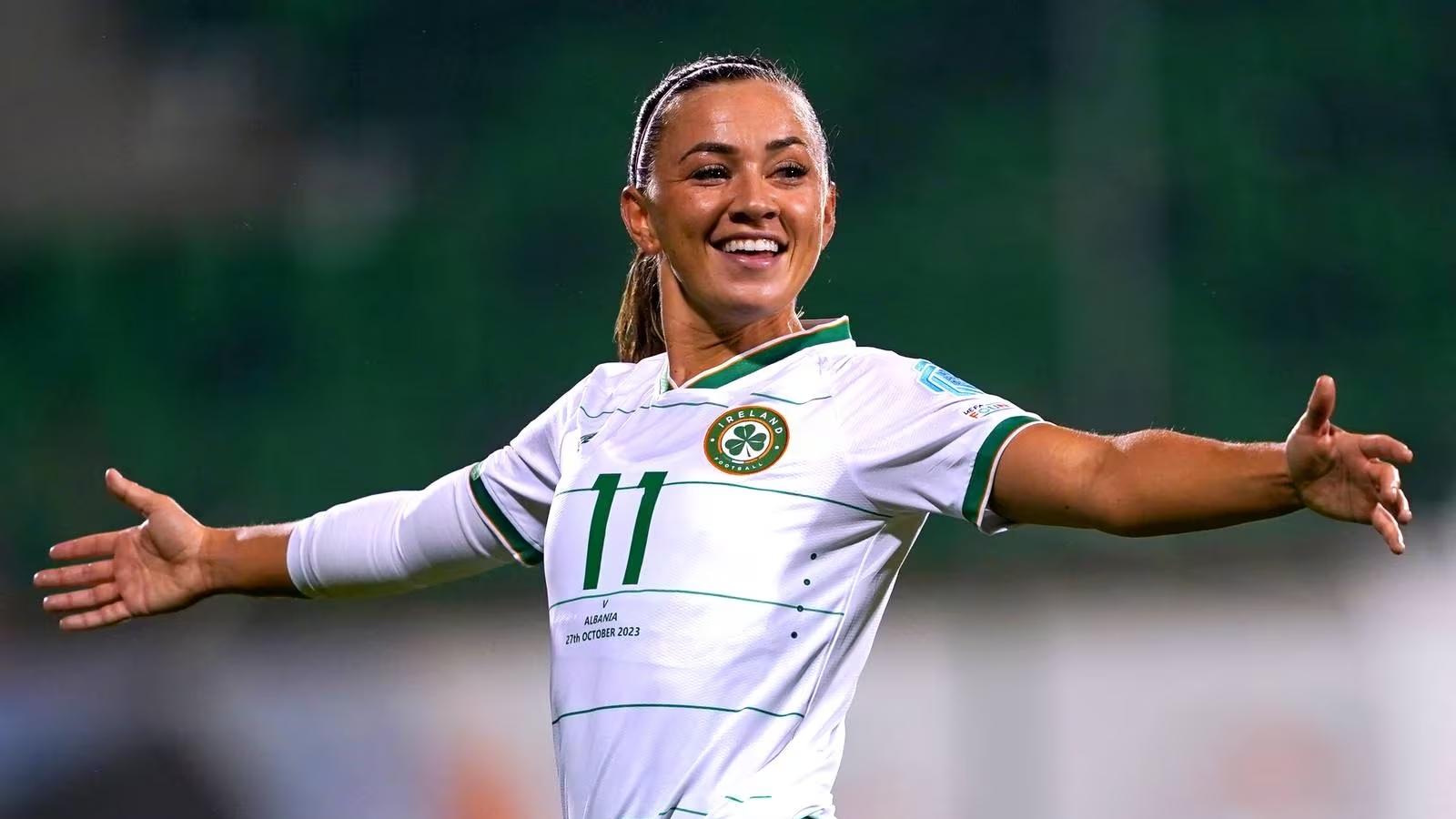 Katie McCabe is the 2023 Irish Times / Sport Ireland Sportswoman of the ...